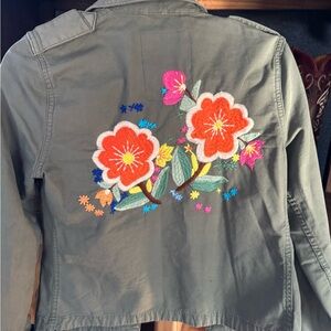 Vintage Lucky Brand embroidered jacket
